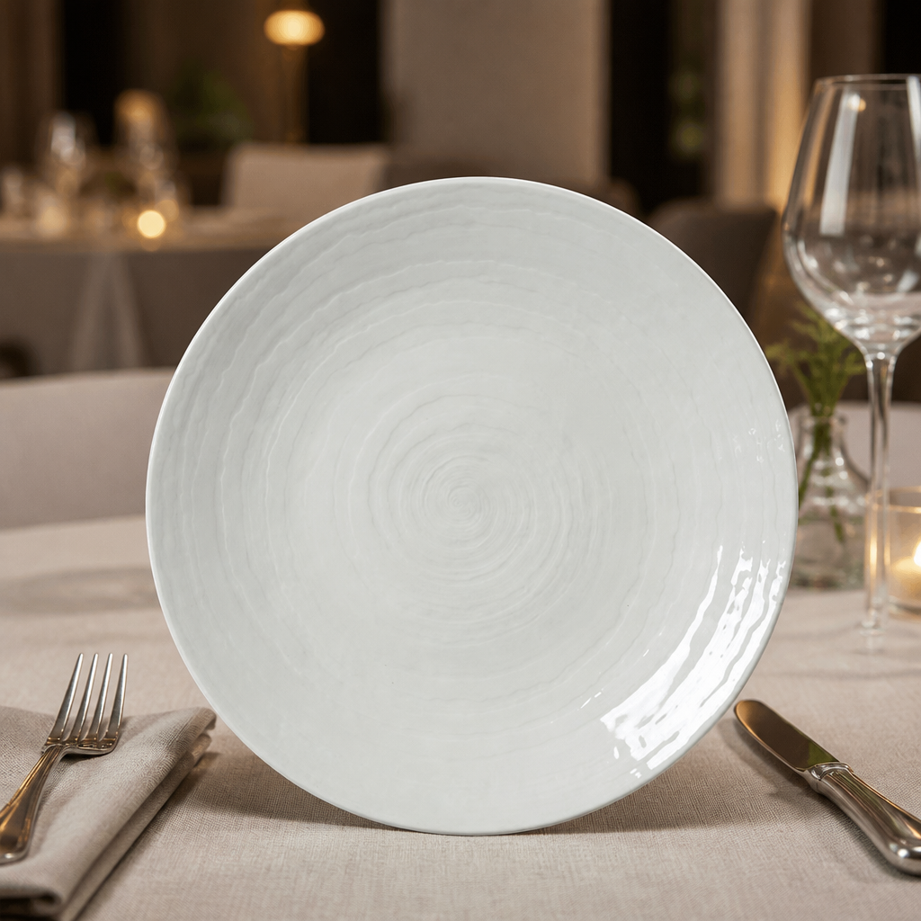 Commercial Coupe Plates 285mm Pure 12 Pack