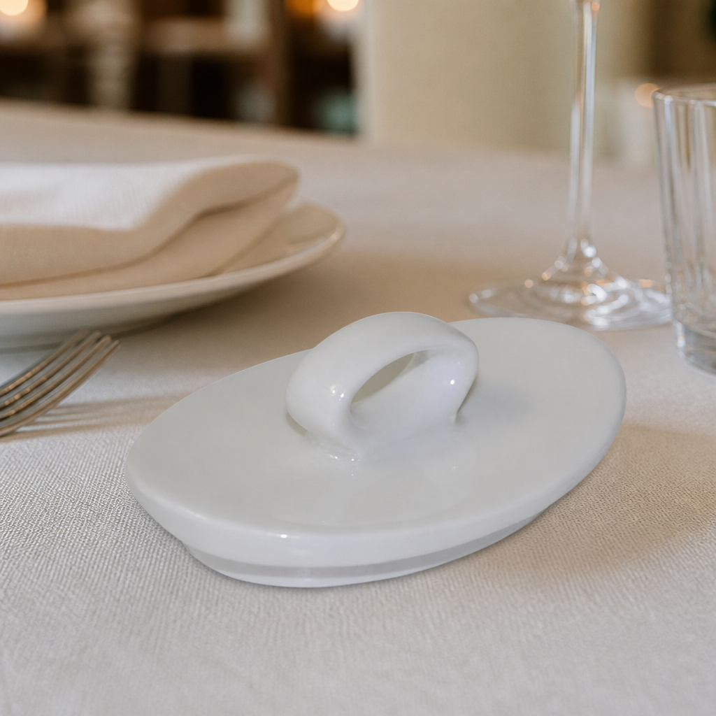 Commercial teapot lids 511ml porcelain 6 pack