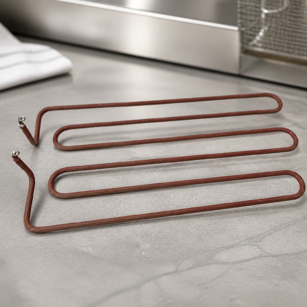 Commercial Heating Element 30mm x 228mm Stainless Steel Spare Part