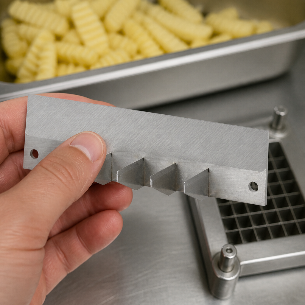 14x14mm replacement cutting blades for commercial potato chipper