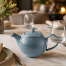Commercial Teapot 426ml Hand Painted Rustic Style 4 Pack