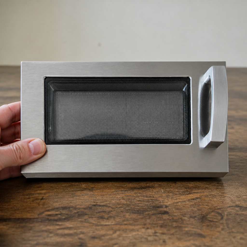 Commercial Microwave Door Assembly 411mm High Steel Construction