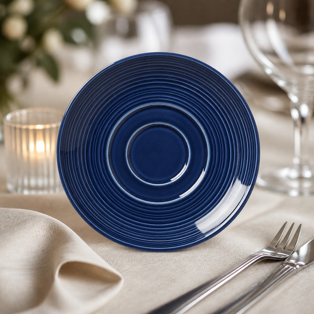 Commercial Porcelain Saucers 152.5mm - Pack of 12
