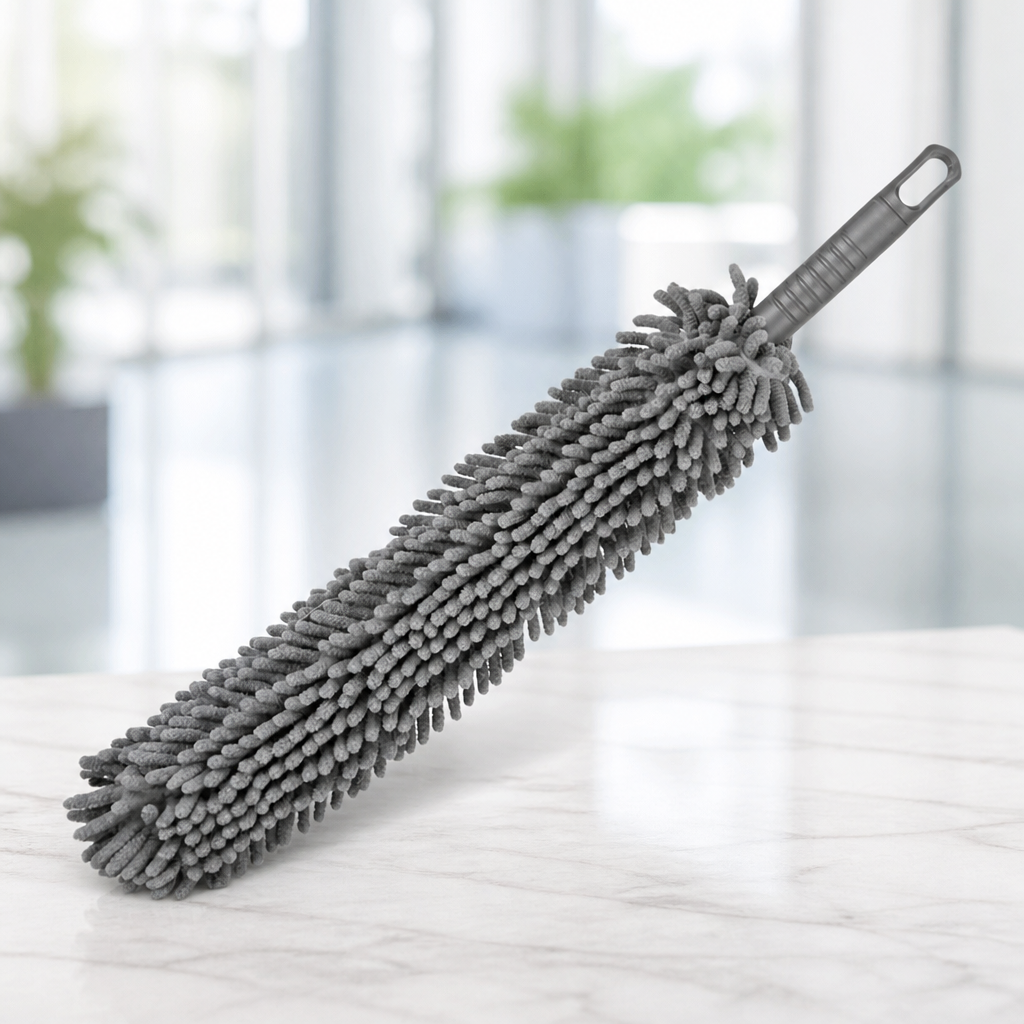 Bendable Microfibre Duster Head for commercial cleaning