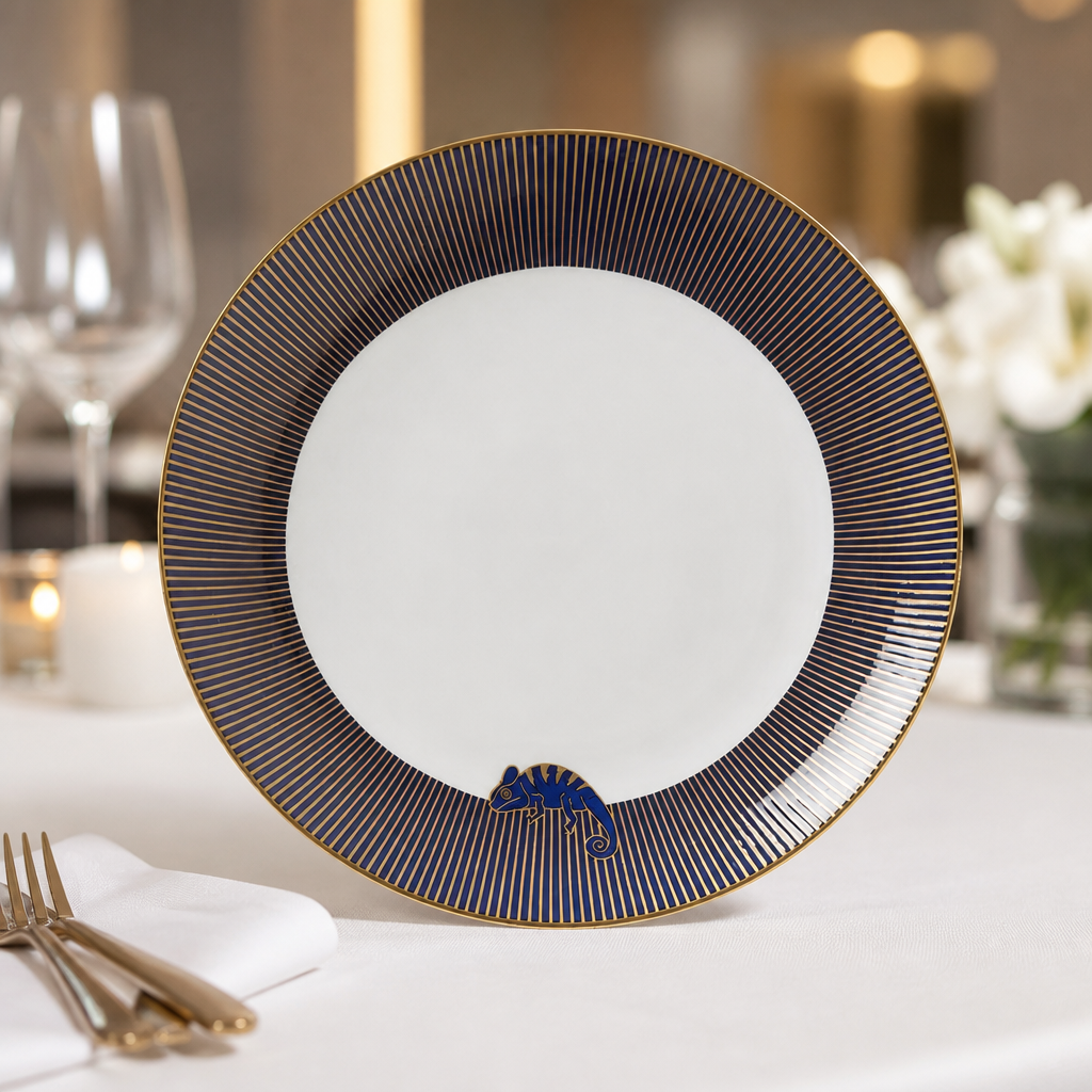 Commercial Coupe Plates 165mm Dark Blue 12 Pack