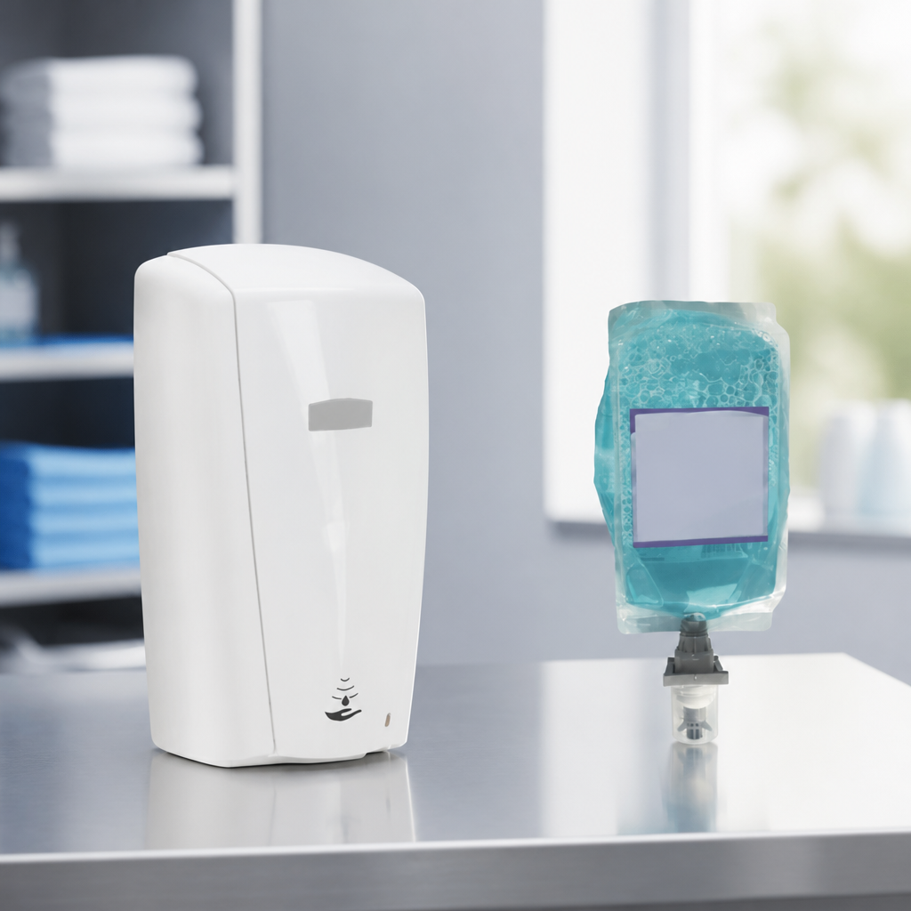 Commercial Touch Free Soap Dispenser with 4 Foam Refills