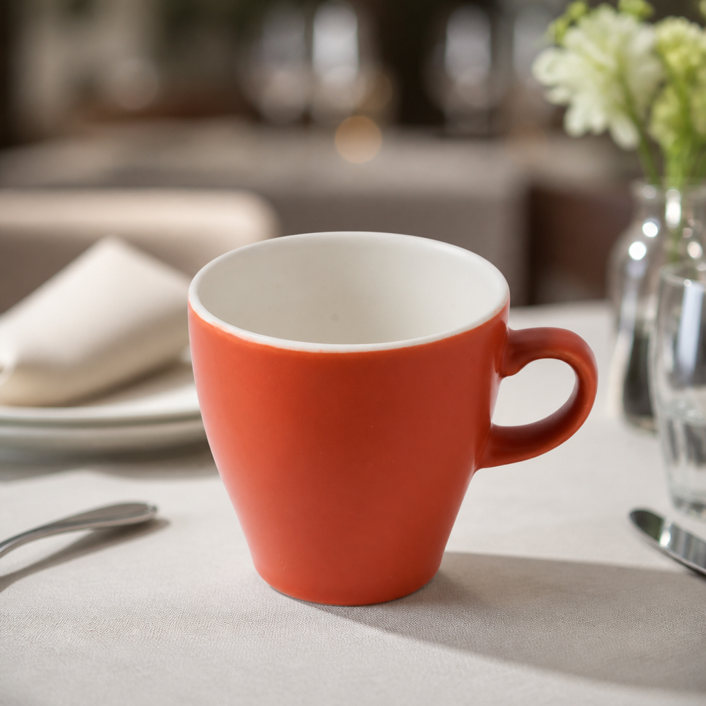 Commercial Ceramic Tulip Cups 450ml - 6 Pack