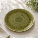 Commercial Stonecast Plume Olive Coupe Plates 10.25" (12 Pack)