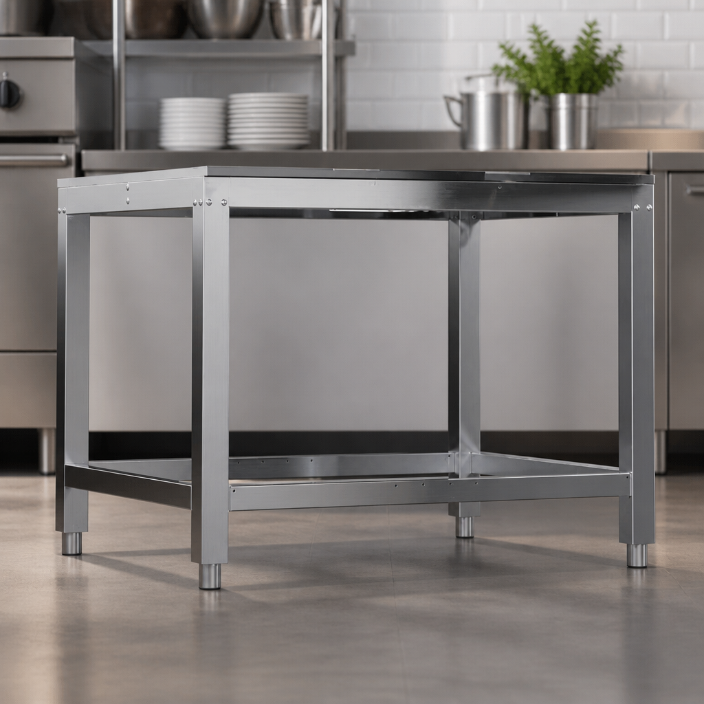 Commercial 1/1 GN Stand with Adjustable Legs Stainless Steel