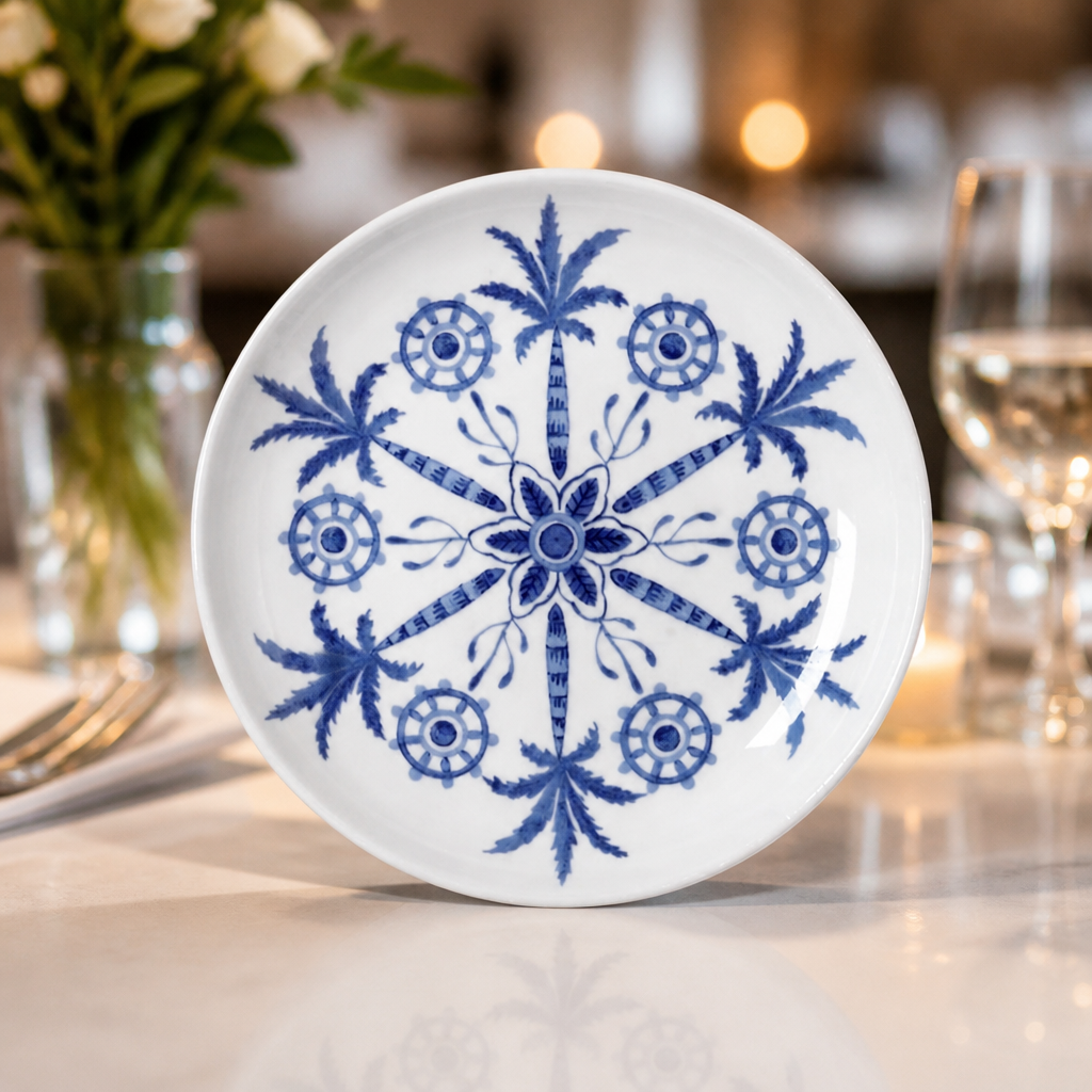 Commercial Bone China Butter Dishes 110mm - 24 Pack