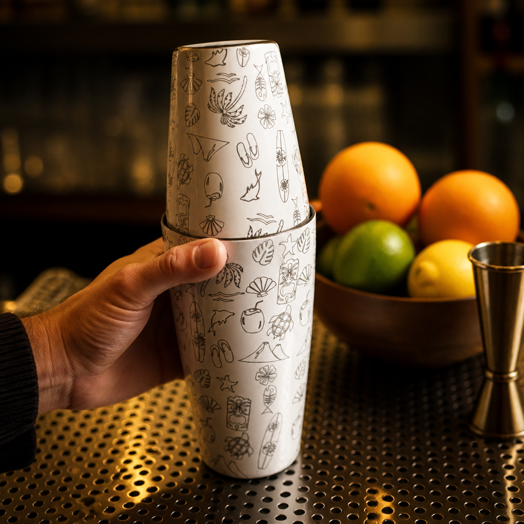 Premium Stainless Steel Cocktail Shaker Set for Bartenders