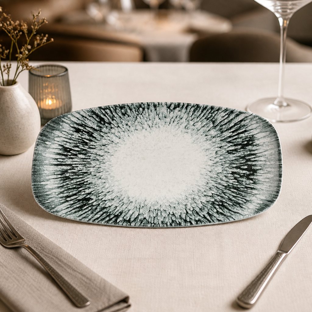 Pack of 6 Commercial Ceramic Oblong Platters 355x189mm