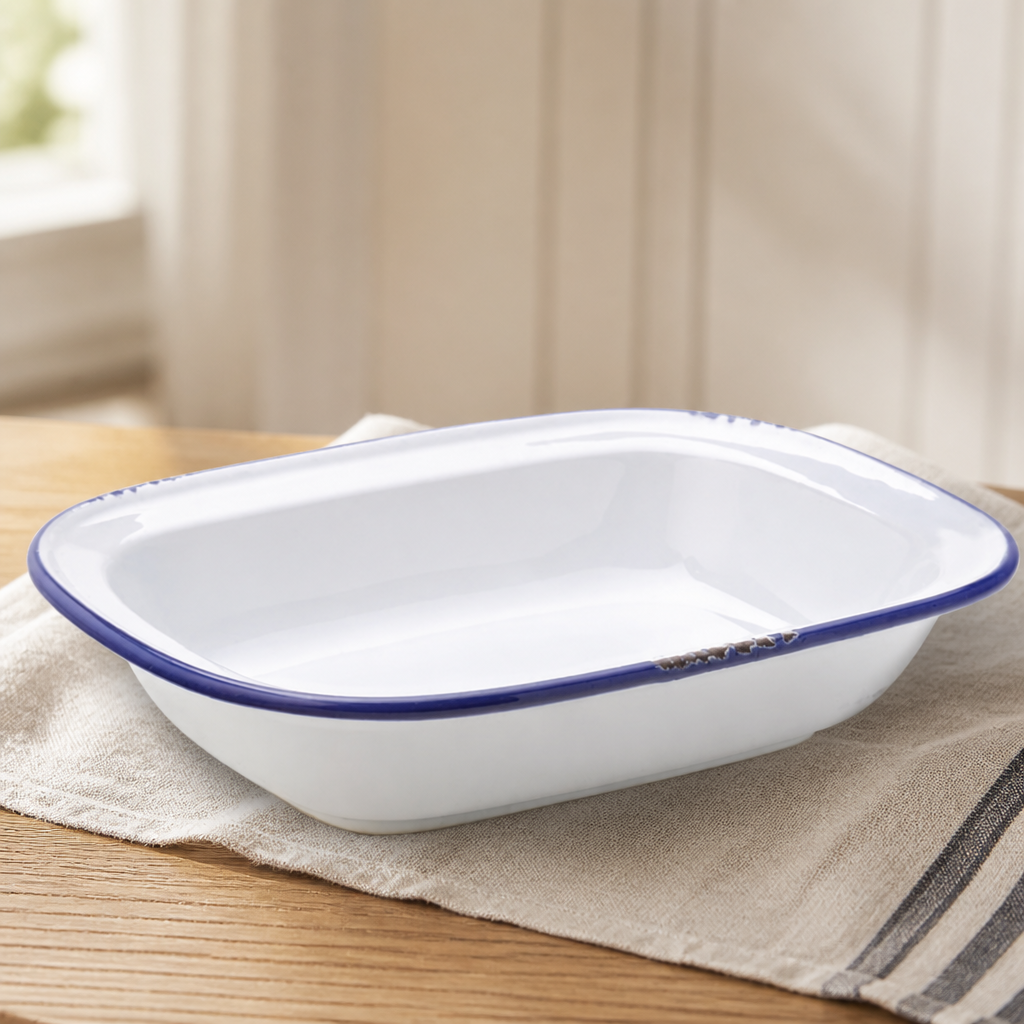 Commercial Pie Dishes 240mm Blue Vitrified Stoneware 6 Pack