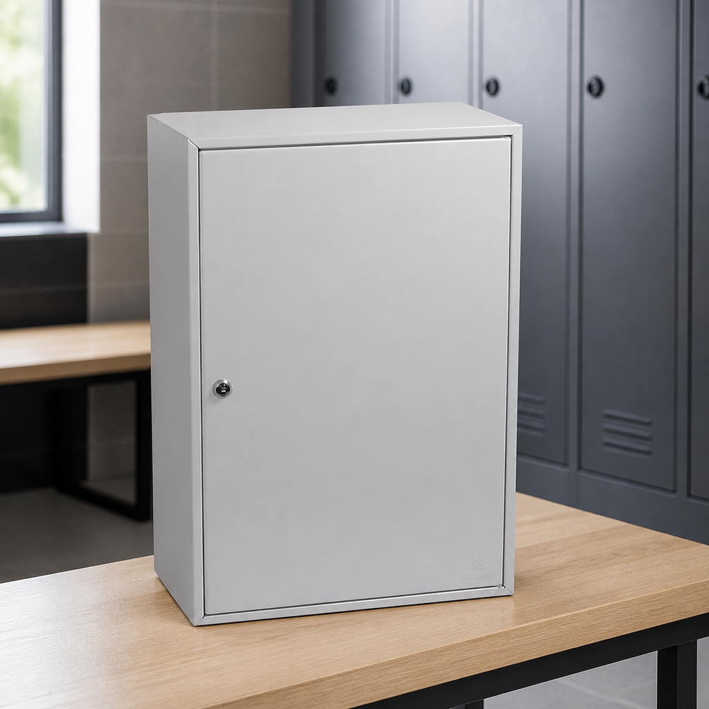Commercial Key Locking Cabinet for 300 Keys Secure Storage