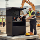 Heavy Duty Site Chest with Secure Storage, Anti-Jemmy Systems, and Gas Strut Lid for Tools and Equipment