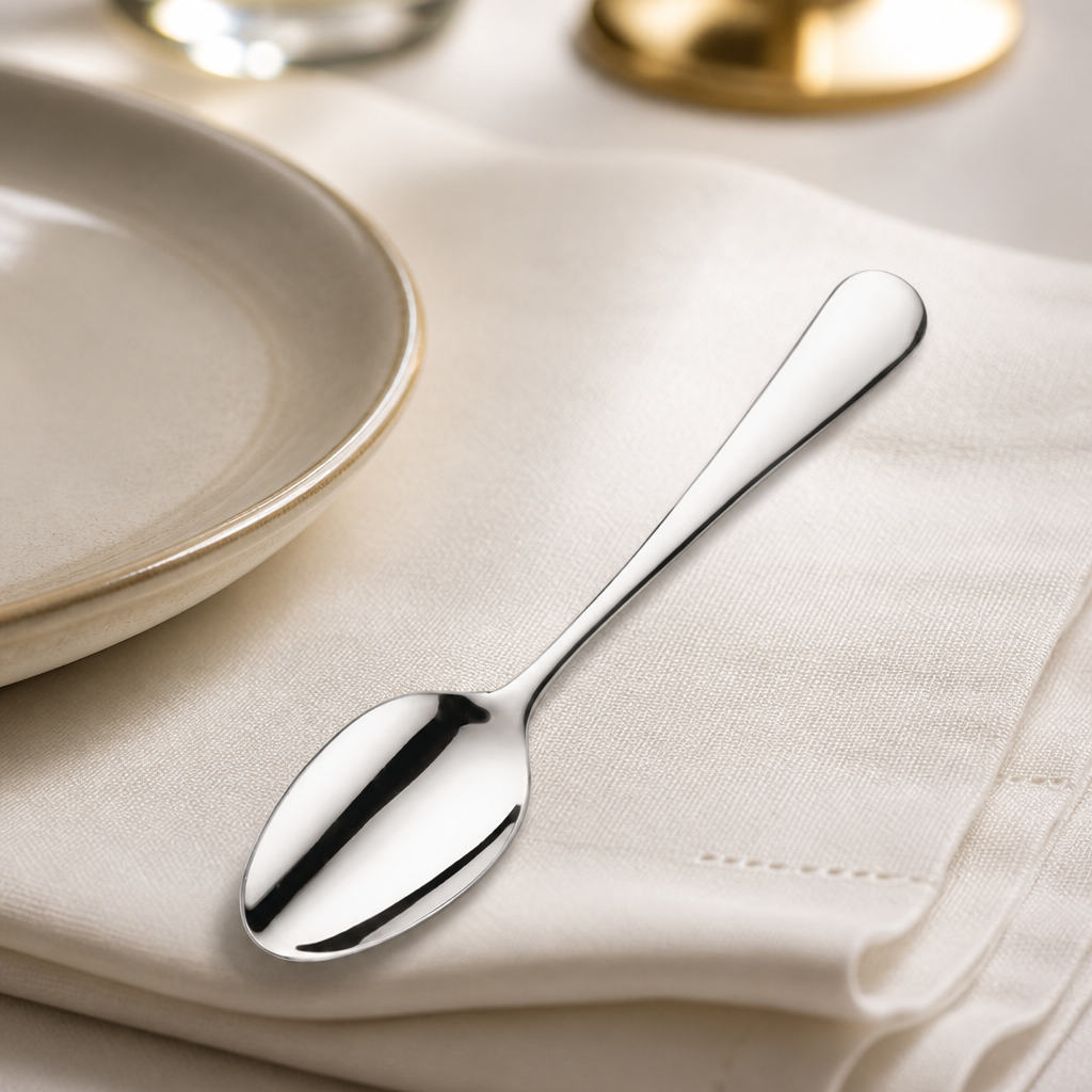 Commercial Dessert Spoon Set 12 Pack 18/10 Stainless Steel