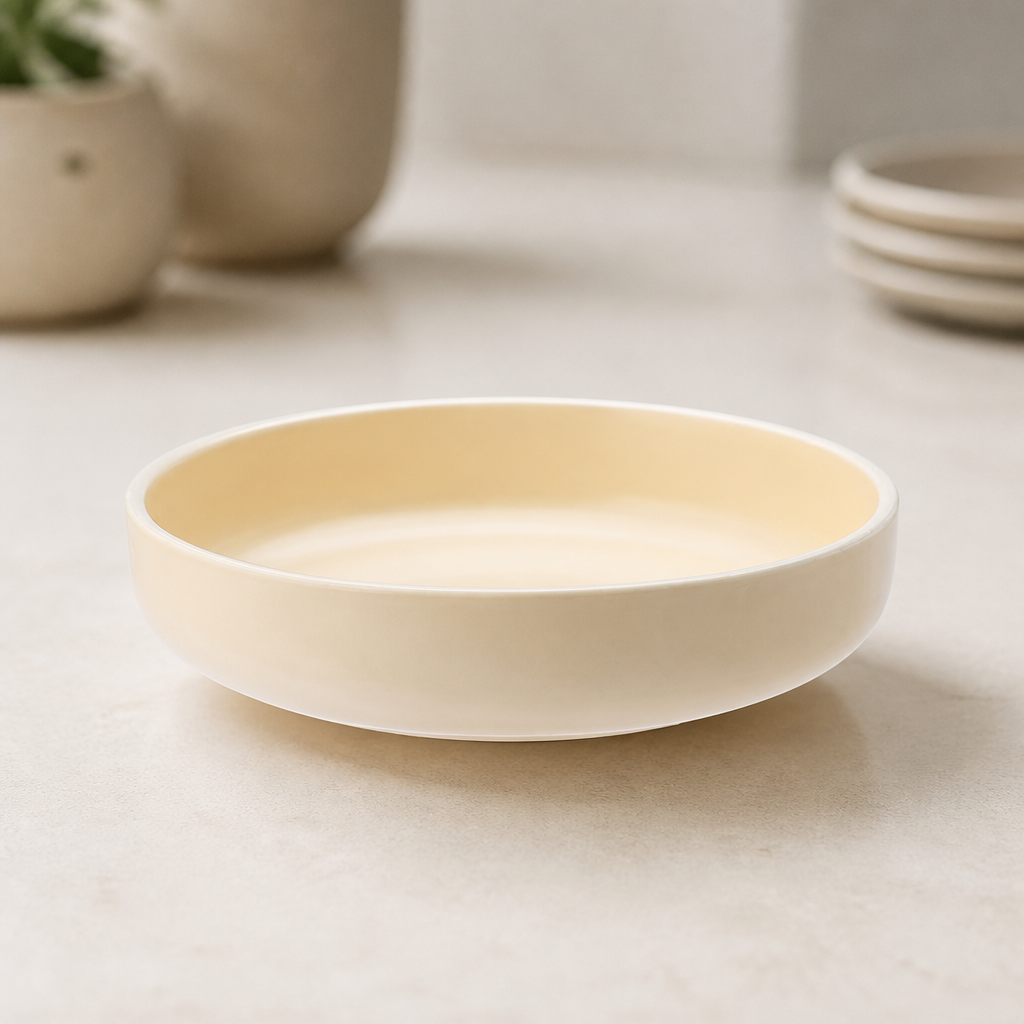 Commercial Vitrified Porcelain Bowls 175mm Vanilla 6 Pack
