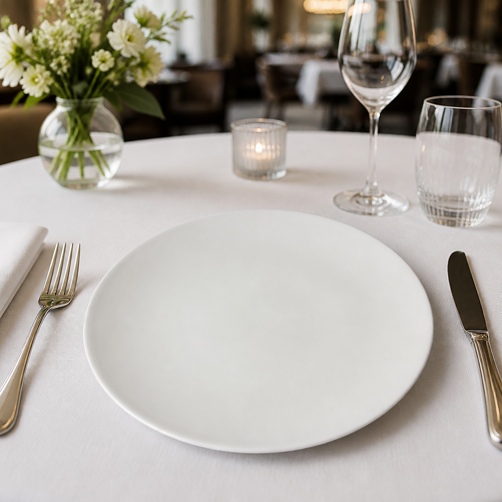 Commercial Coupe Plates 255mm Whitehall Design - 6 Pack