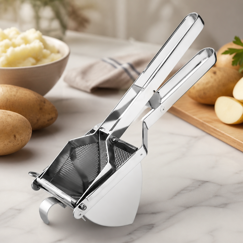 Commercial Heavy Duty Potato Ricer with Removable Sieve