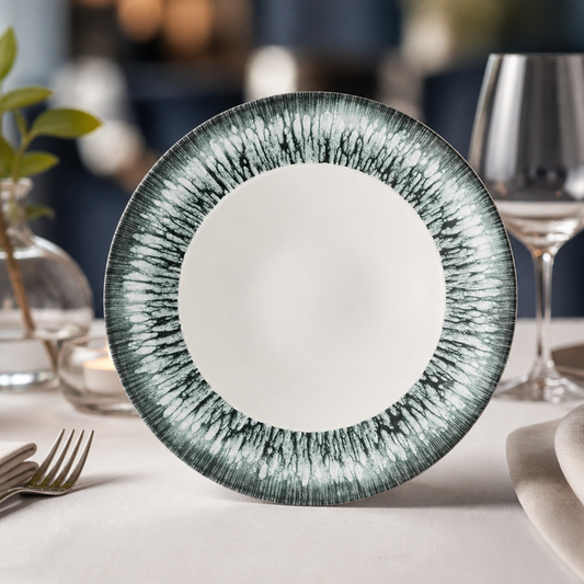 Pack of 12 Commercial Wide Rim Bowls 288mm in black