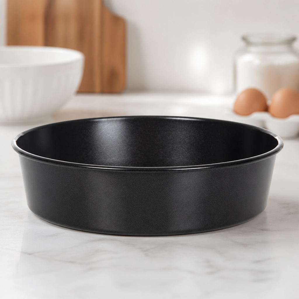 Commercial Non-Stick Cake Tin 165mm Durable Carbon Steel