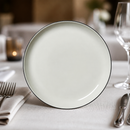 Commercial Coupe Plates 254mm White Rimless Design 12 Pack