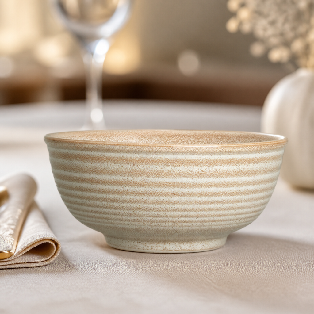 200mm Commercial Ramen Bowls - 12 Pack Vitrified Stoneware
