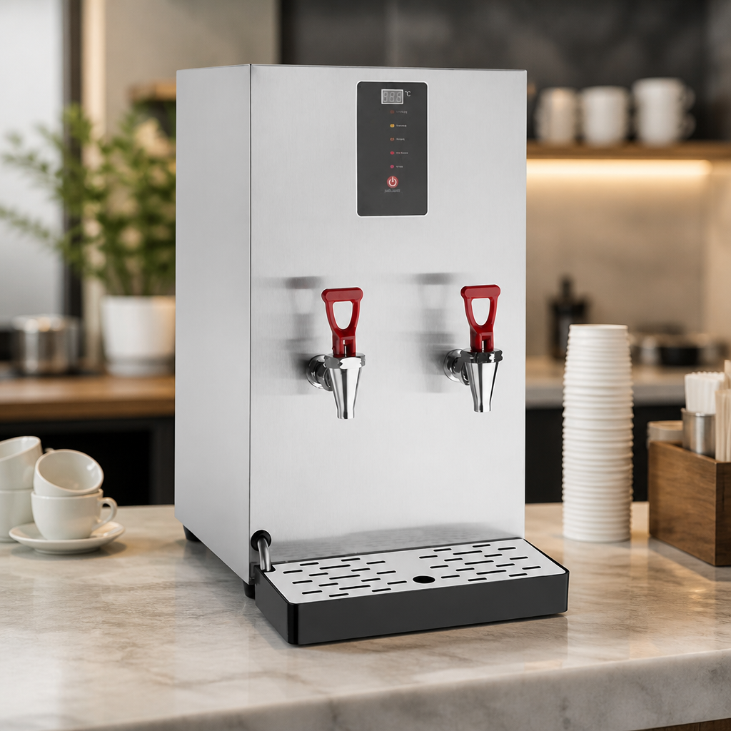 20L Commercial Double Tap Auto Fill Water Boiler Urn