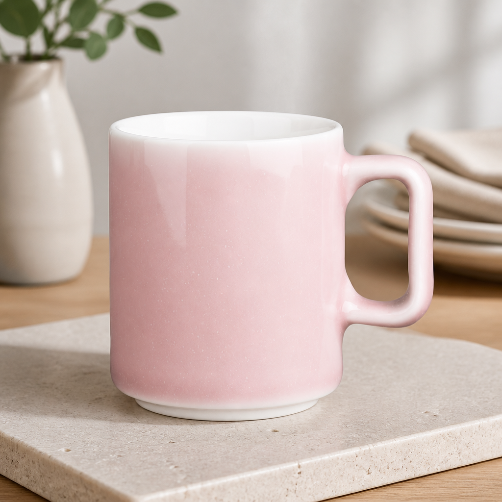 Commercial Fondant Cups 100ml Pink Porcelain 6 Pack