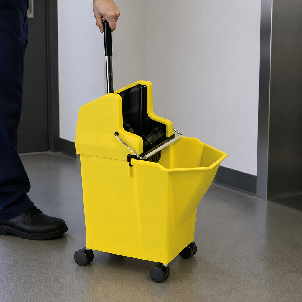 Commercial Mop Bucket and Wringer 9Ltr Integrated System