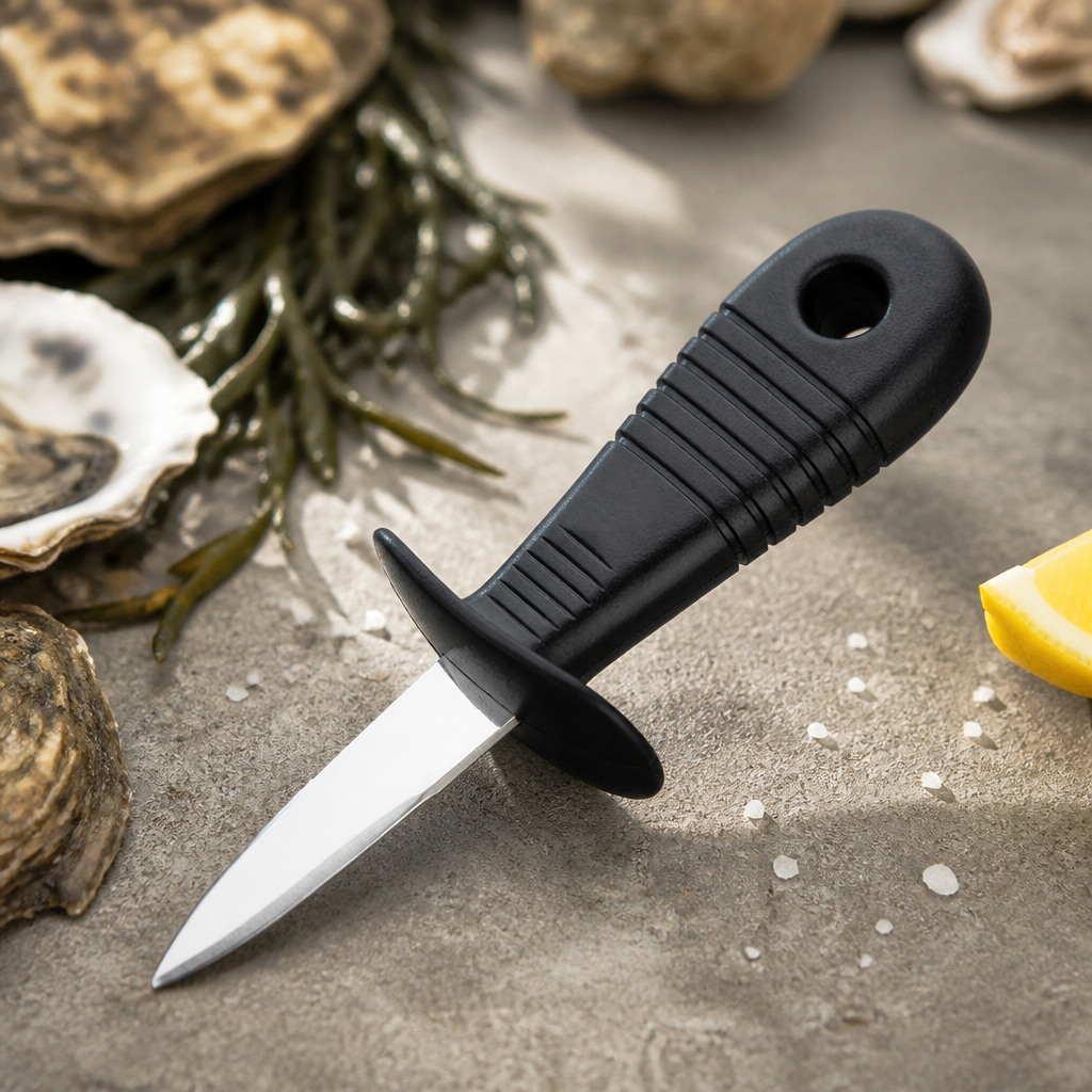 Commercial Oyster Knife with Ergonomic Handle