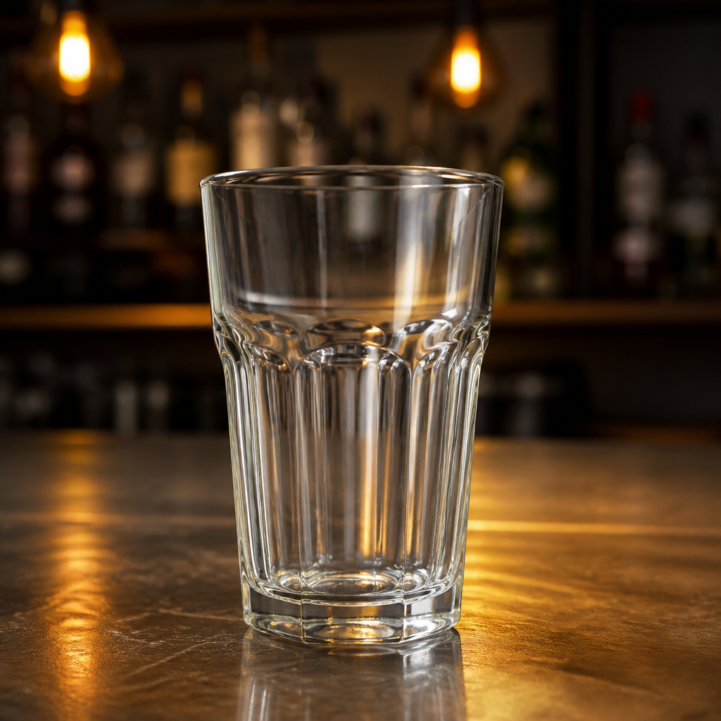 Commercial Hi Ball Glasses 420ml Clear 24 Pack