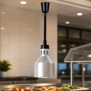 Commercial Retractable Heat Shade 250W Silver Finish