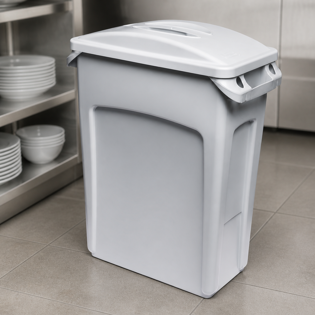 Commercial handle lid for 60L and 87L bins in grey