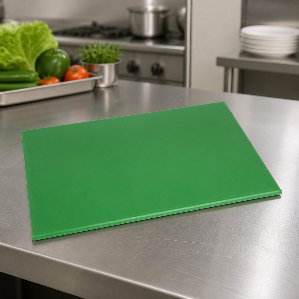 Commercial Antibacterial Green Chopping Board 455x305mm