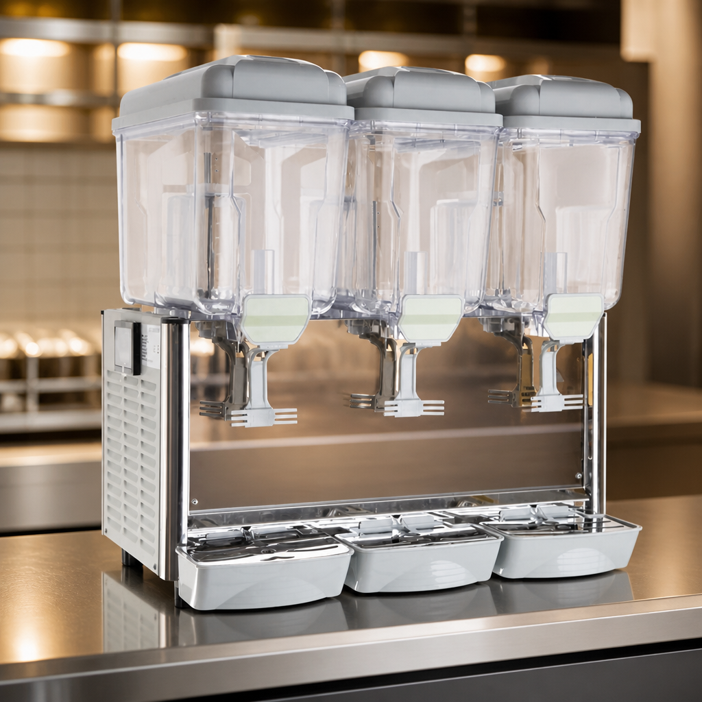 36Ltr Commercial Triple Tank Chilled Juice Dispenser