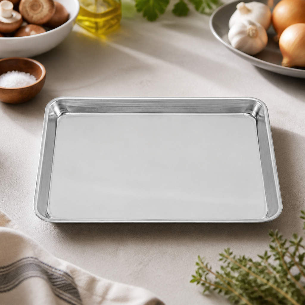 Commercial Stainless Steel Chef Tray 178x258mm