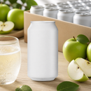 Sparkling Cloudy Apple Drink 330ml Cans 24 Pack Commercial Soft Drink