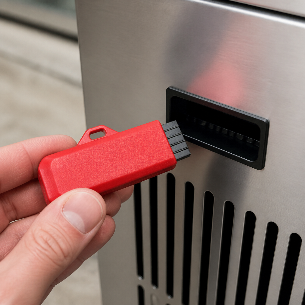 Commercial replacement hot key for slimline freezer