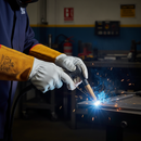 Premium Heavy Duty Soft Leather Tig Welders Gauntlets for Optimal Protection and Comfort