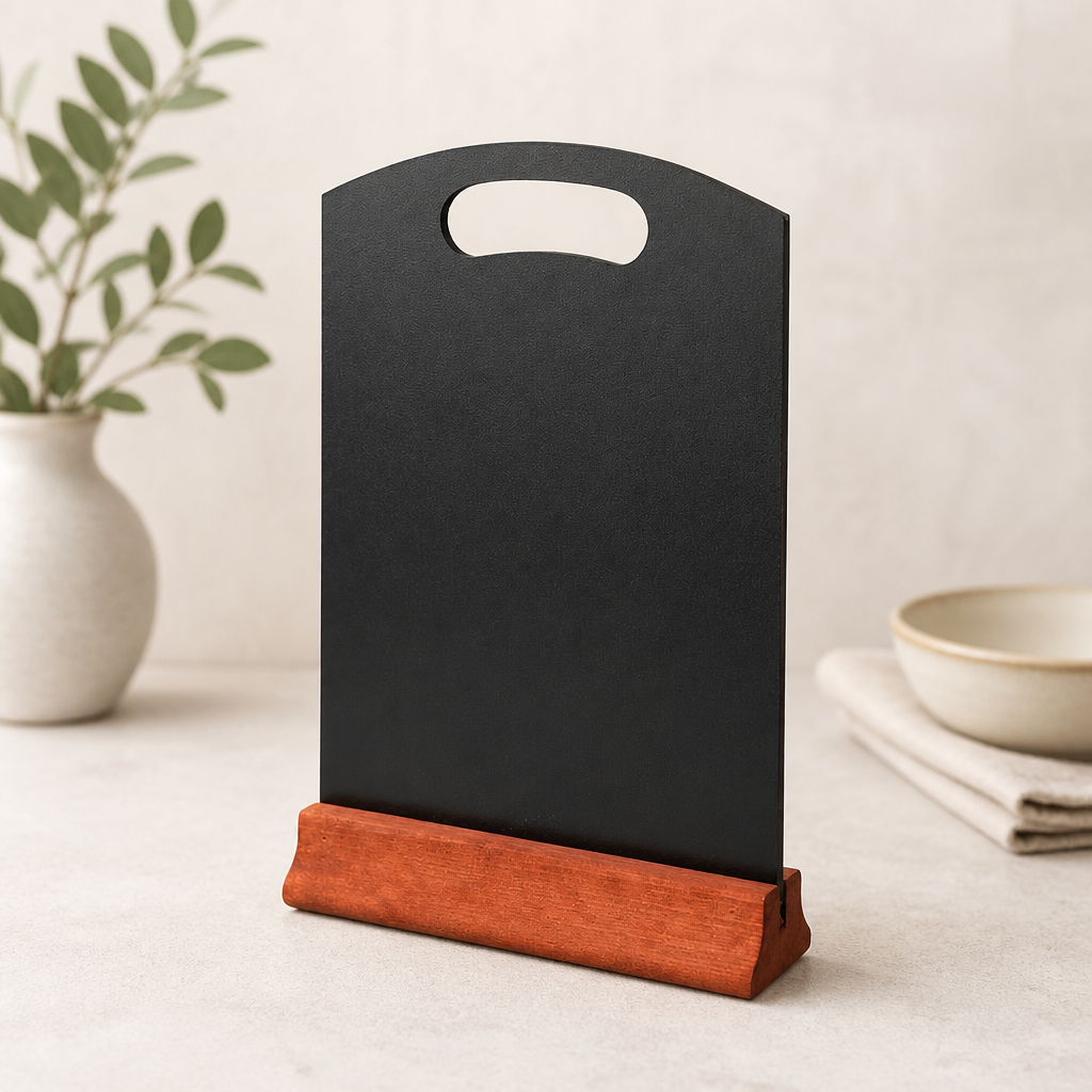 Commercial Tabletop Blackboard Menu Board 320mm x 212mm