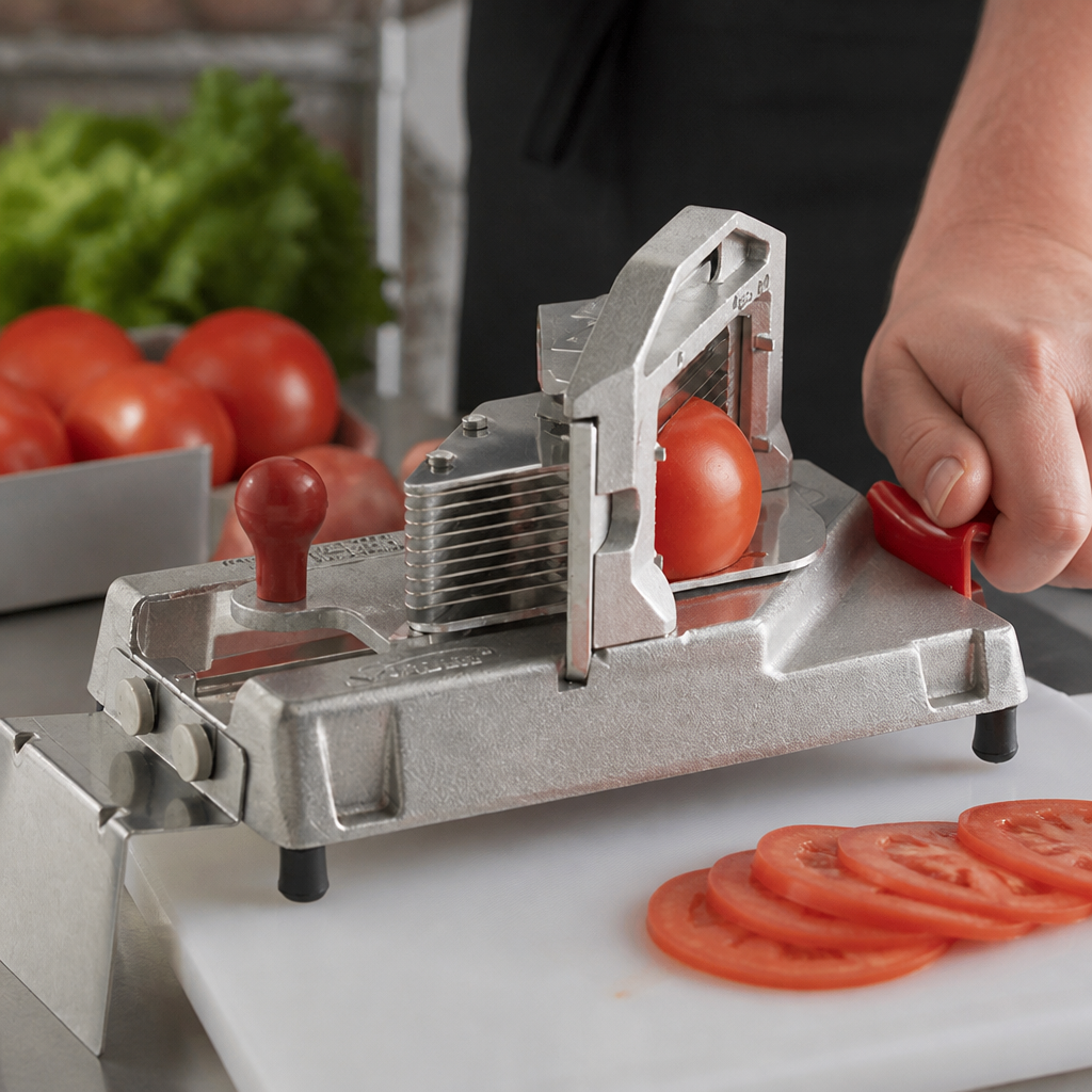 Commercial Tomato Slicer Mandoline 237mm x 216mm Aluminium