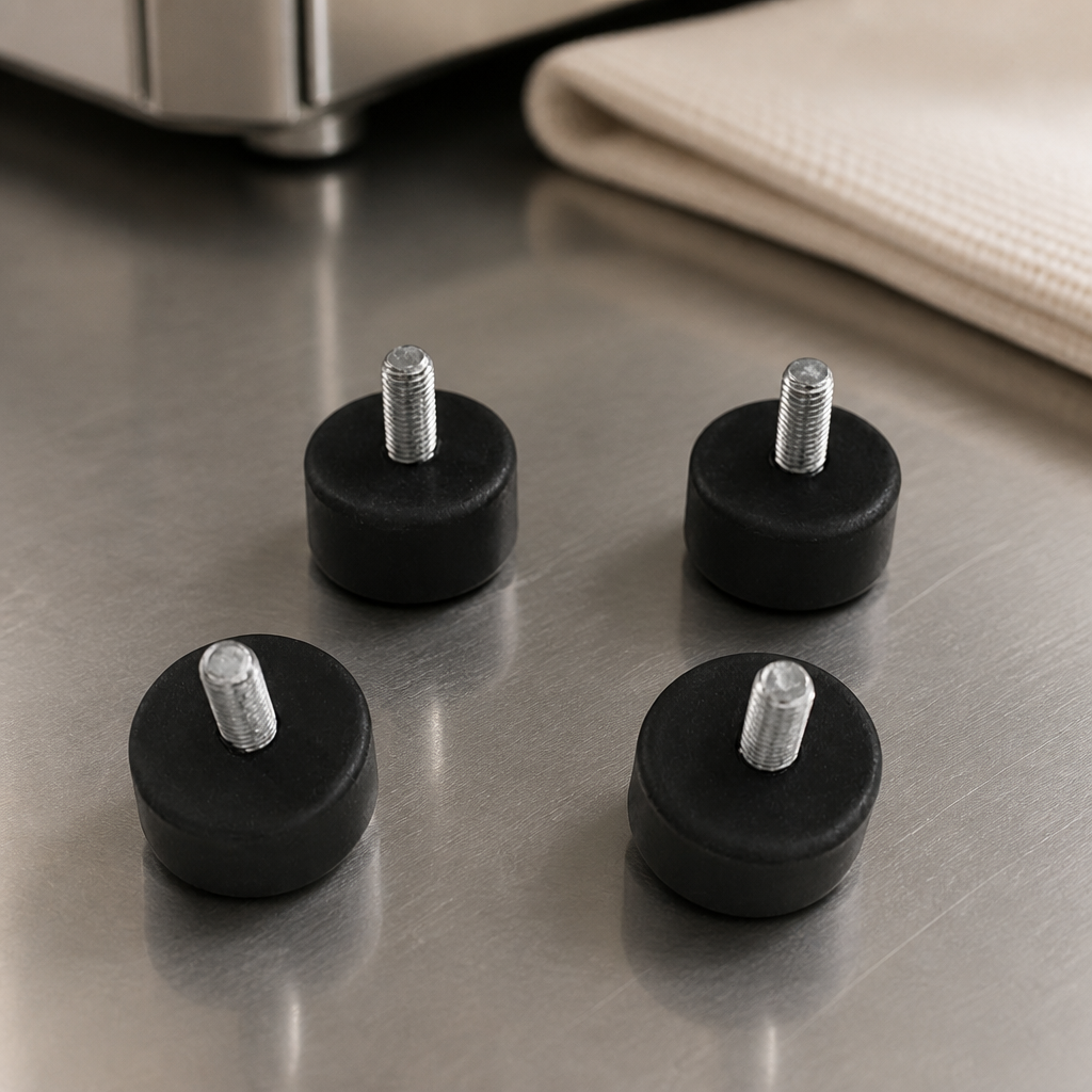 Commercial Rubber Feet Replacement Set for Heated Displays