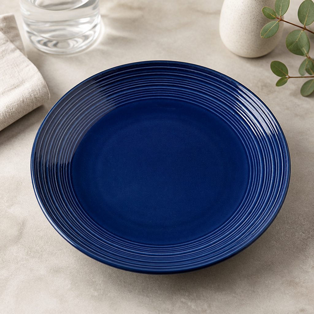 Commercial Coupe Plates 202.5mm Midnight Blue Pack of 12