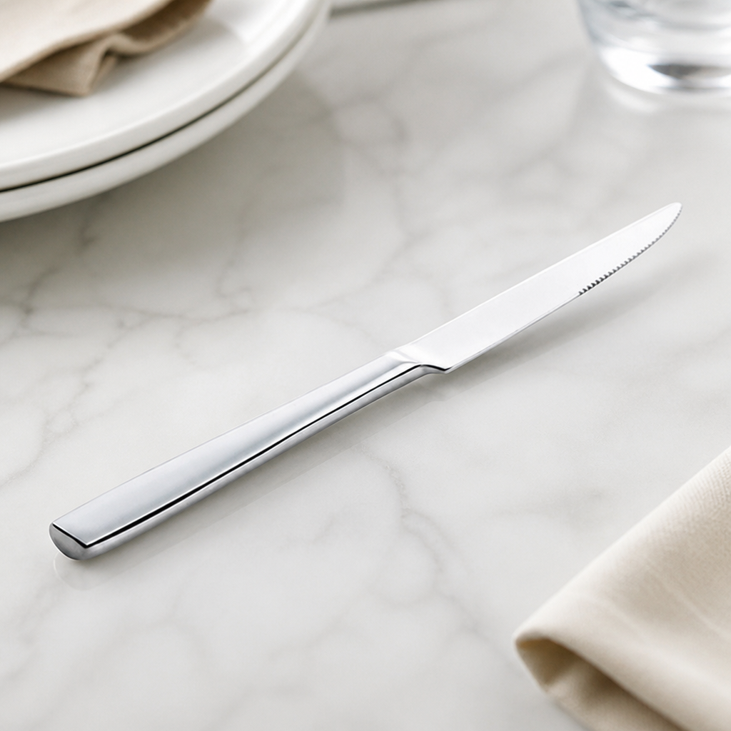 Commercial Steak Knives Set of 12 - Elegant Stainless Steel