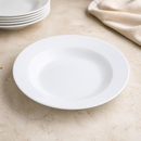 Commercial White Opal Soup Plates 220mm - 24 Pack