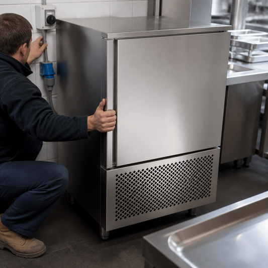 Commercial blast chiller installation service for efficient setup
