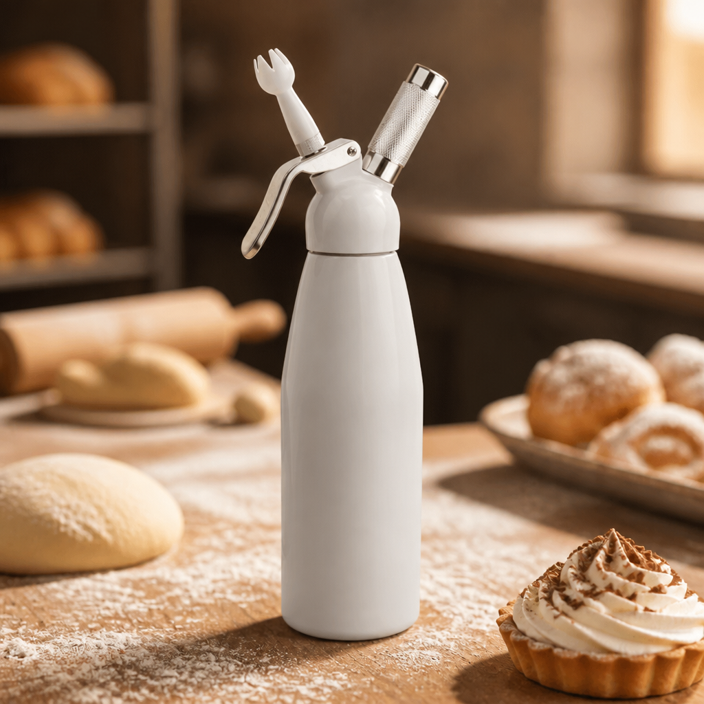 1Ltr Commercial Whipped Cream Dispenser for desserts