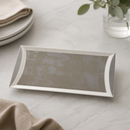 Crushed Velvet Rectangle Trays 320x160mm for Catering 6 Pack