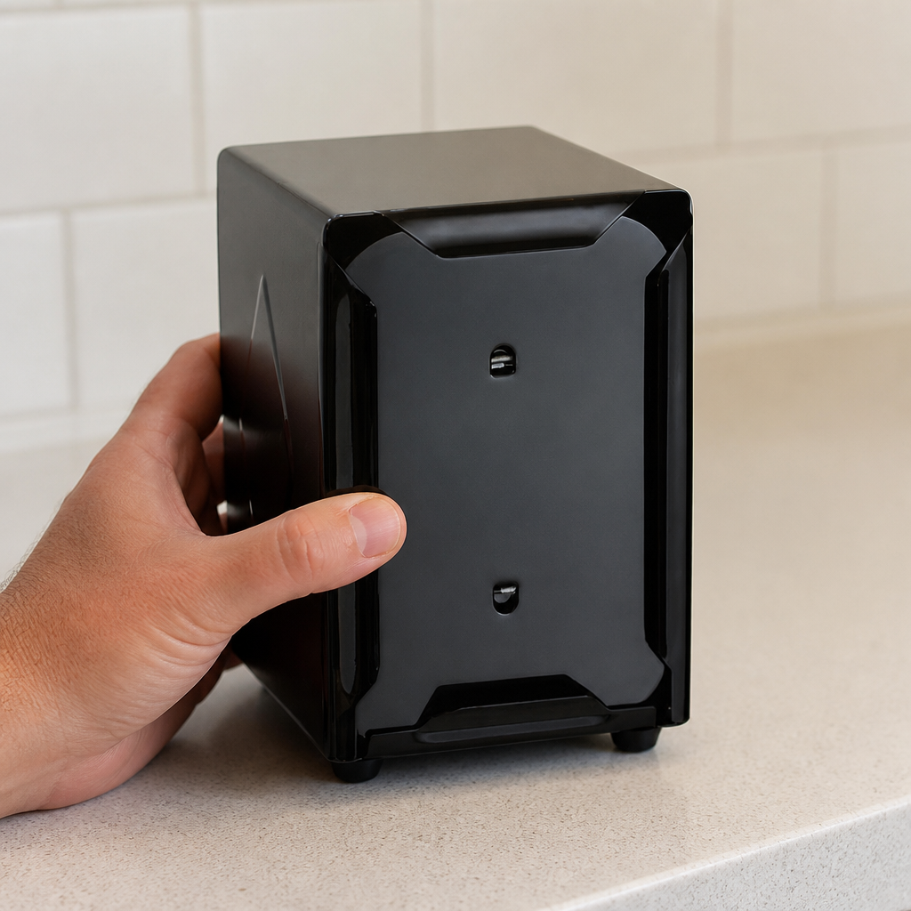 Commercial Stainless Steel Napkin Dispenser 120mm High
